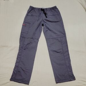 WonderWink Faith Women's Size M/T Gray Modern Fit Scrub Pants, Utility